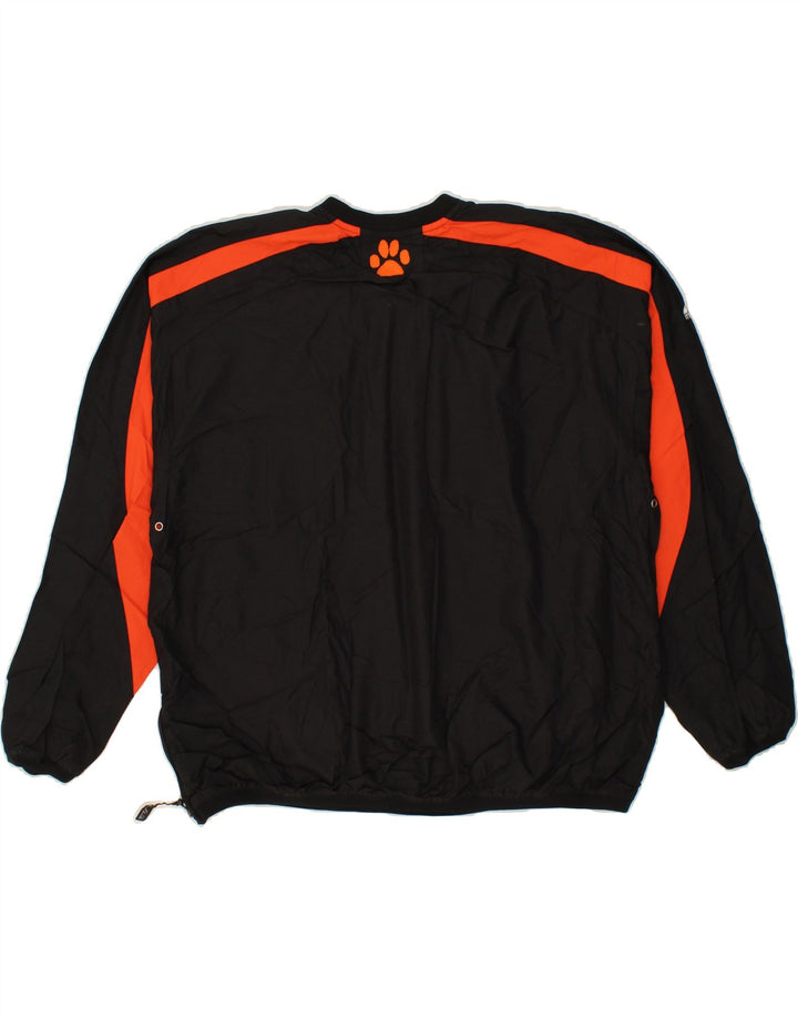 VINTAGE Mens Huskies Pullover Tracksuit Top Jacket Large Black Colourblock Vintage Vintage and Second-Hand Vintage from Messina Hembry 