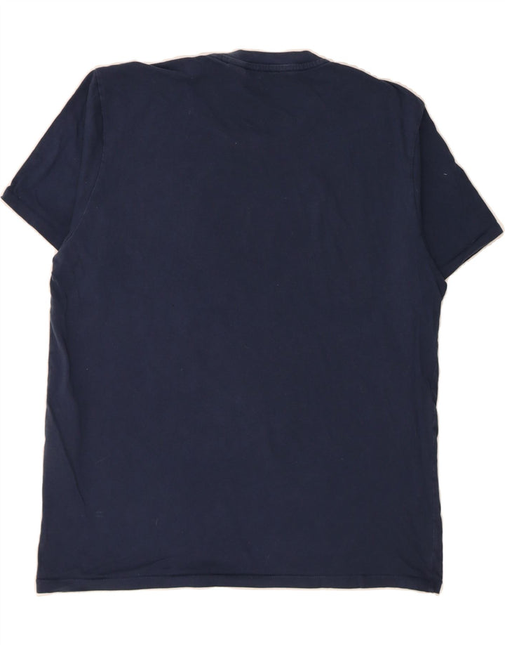 LEVI'S Mens Graphic T-Shirt Top Large Navy Blue Cotton Vintage Levi's and Second-Hand Levi's from Messina Hembry 