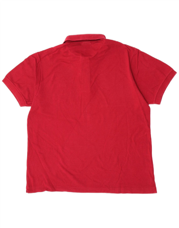 Lacoste muška polo majica veličine 5, veliki crveni pamuk