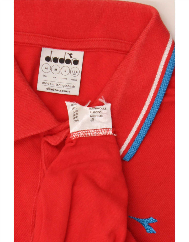 Diadora muška polo majica srednje crvene pamučne boje