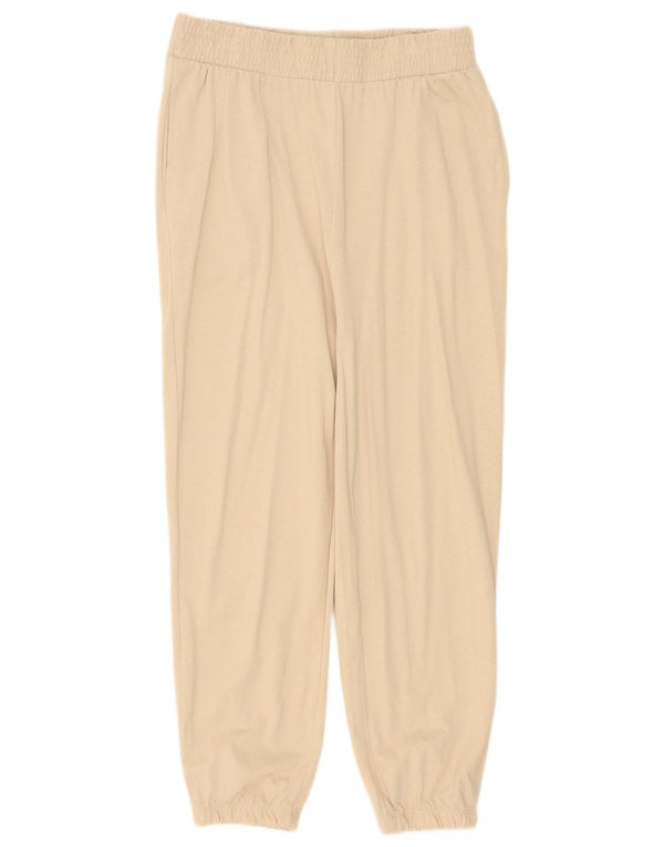 Zara ženska trenirka hlače Joggers UK 12 srednje bež pamuk