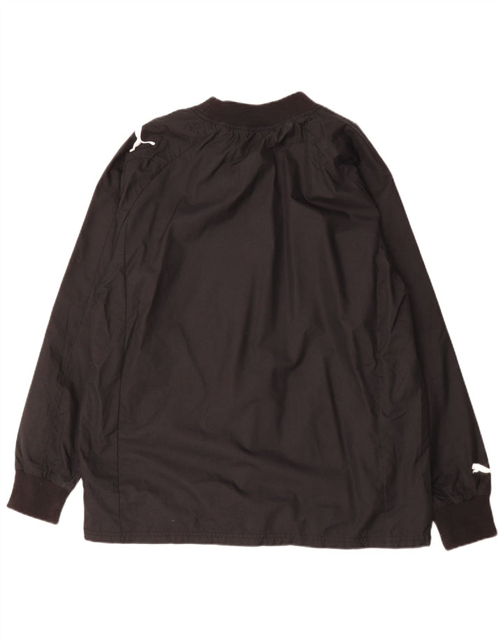 PUMA muška grafička majica dugih rukava srednje crne boje od poliestera