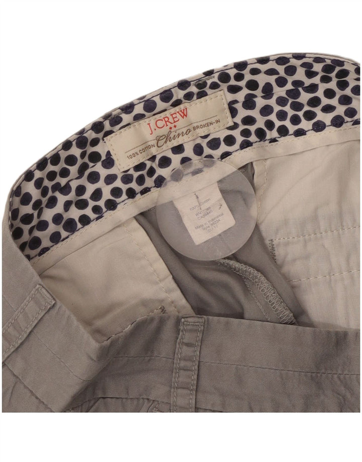 J. Crew Ženske chino kratke hlače W30 Srednje sivi pamuk