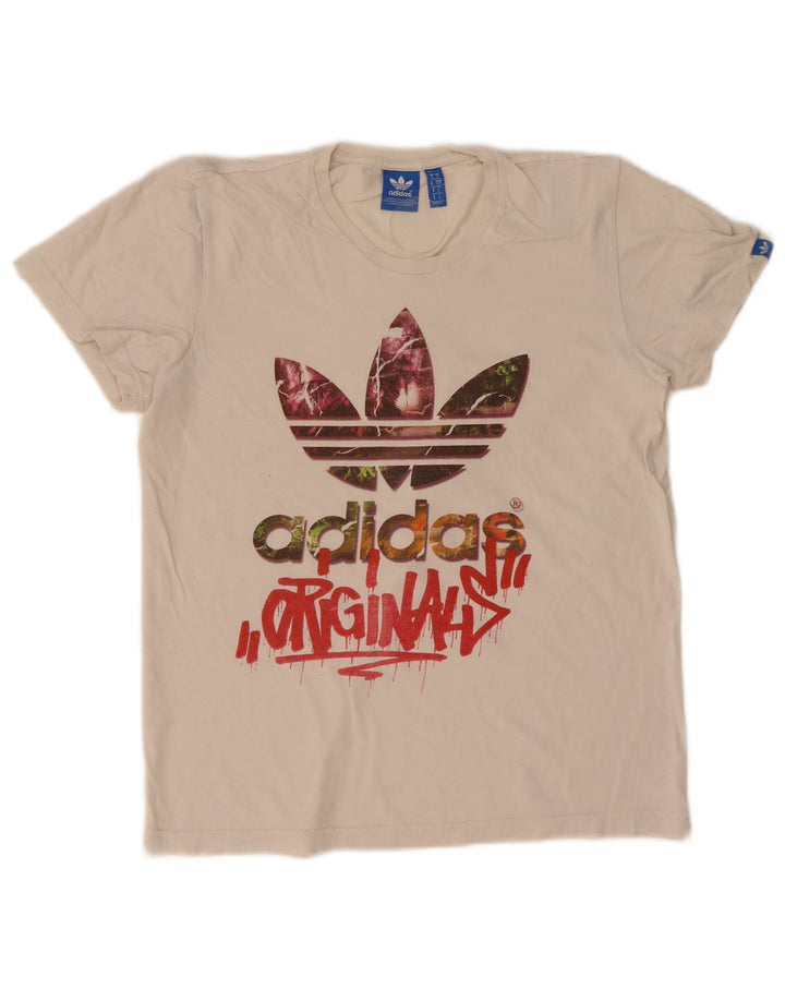 ADIDAS muška majica kratkih rukava s grafičkim motivima, mala bijela