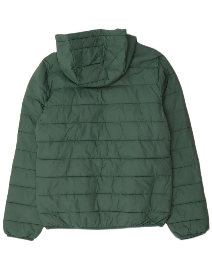 Podstavljena jakna s kapuljačom Lyle & Scott, 15-16 godina, zeleni poliamid
