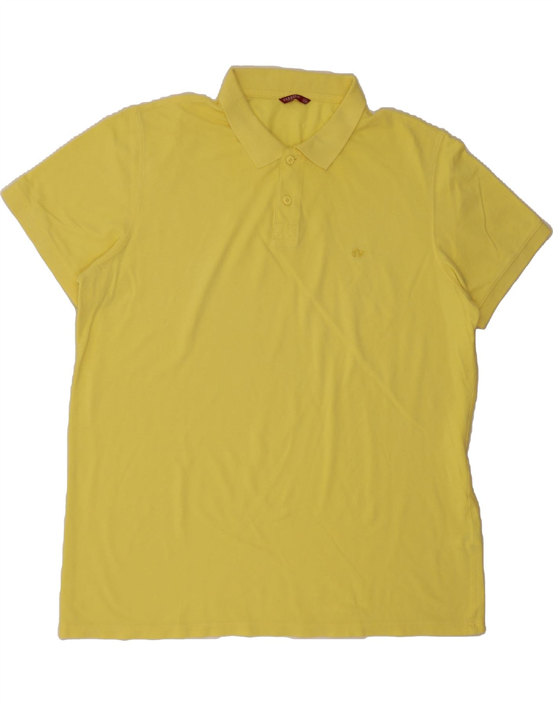 CARRERA Mens Polo Shirt 3XL Yellow Cotton Vintage Carrera and Second-Hand Carrera from Messina Hembry 
