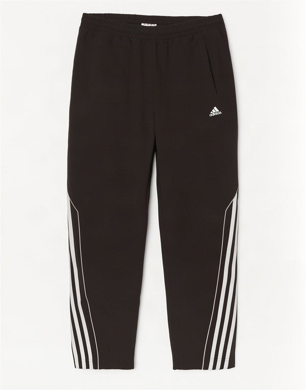 Adidas muške trenirke srednje crne poliesterske hlače