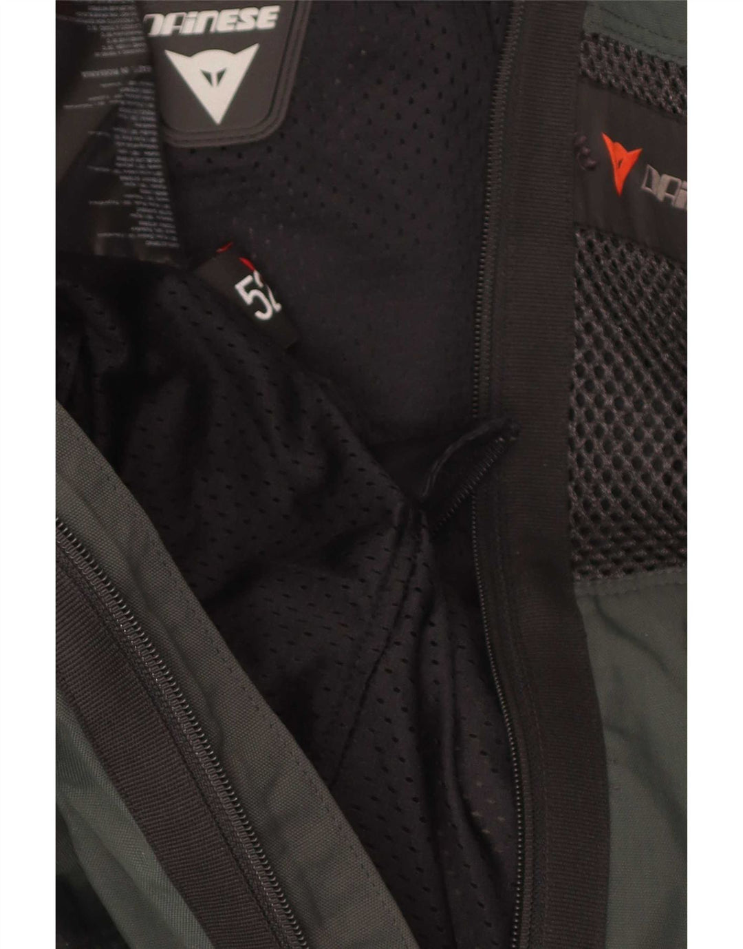 Dainese ženska trkaća jakna s grafičkim motivima EU 52 srednje sivi najlon u boji