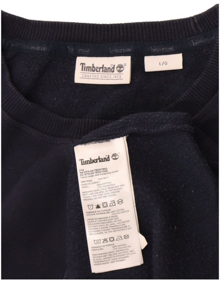 Timberland muški džemperi veliki tamnoplavi pamuk
