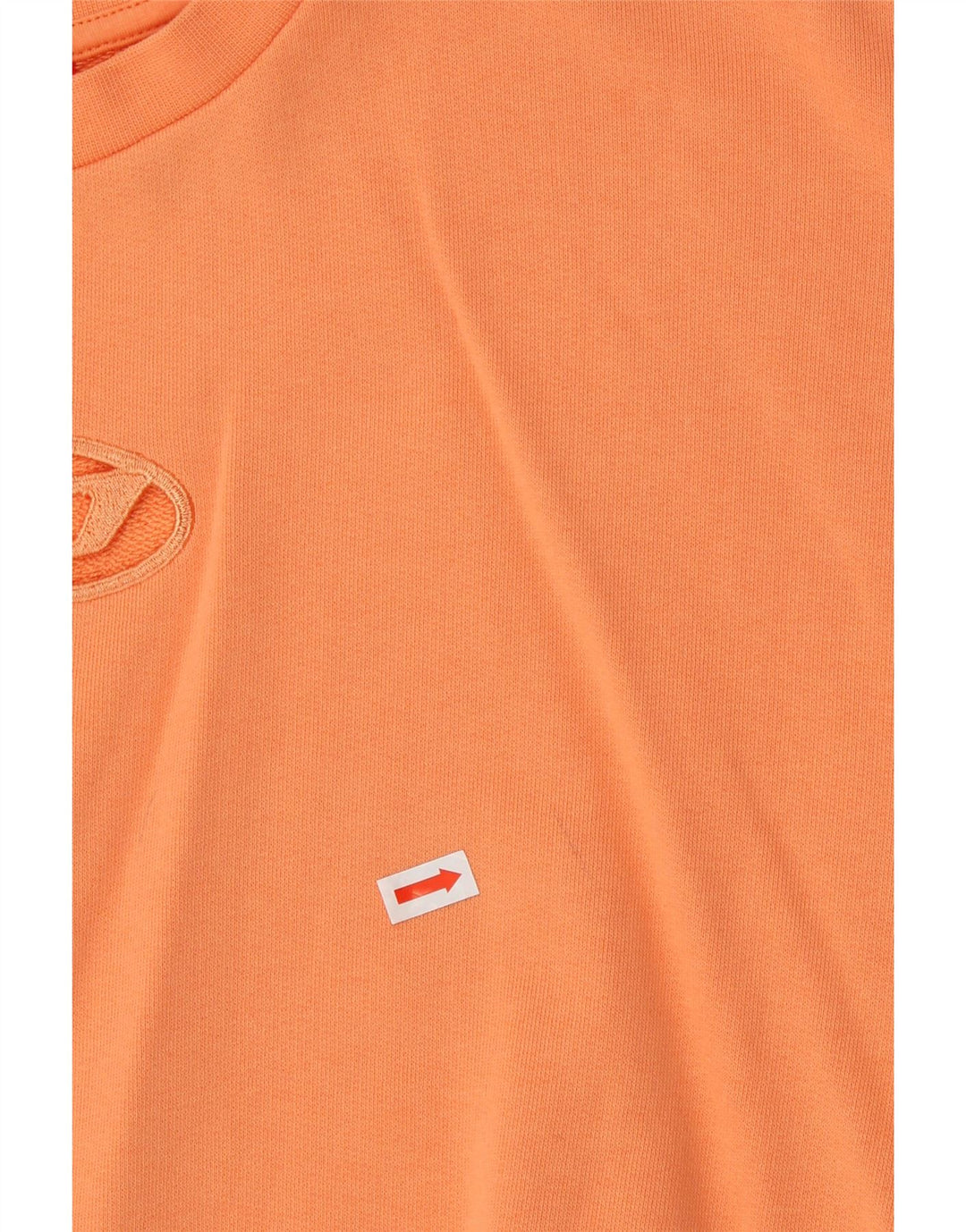 Diesel Sweatshirt majica s motivima za djevojčice 11-12 godina, narančasti pamuk