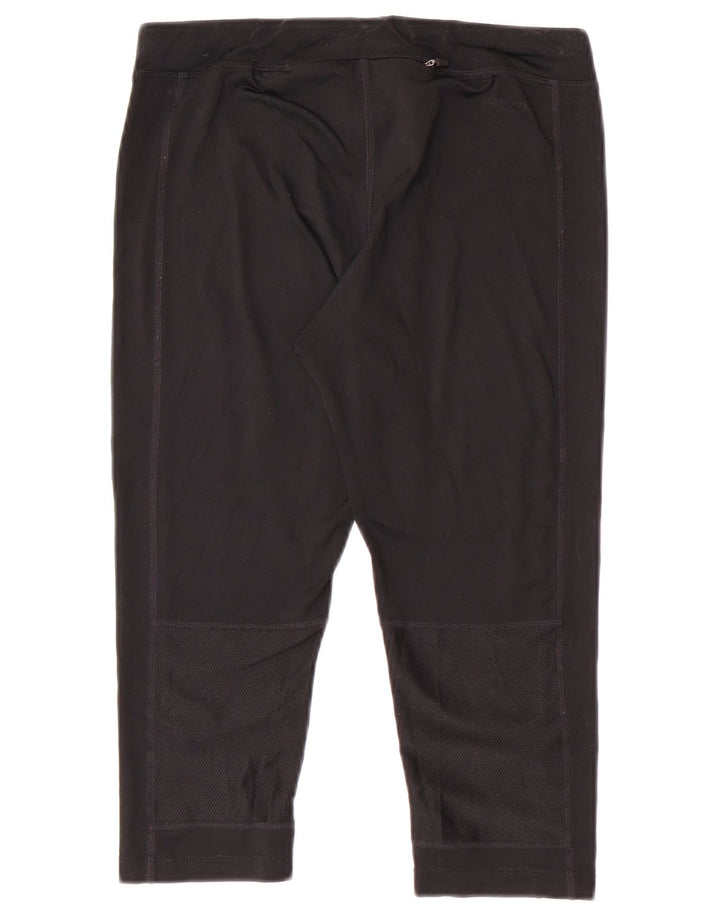 Nike Ženske Dri Fit Capri Leggings UK 10 Male crne poliesterske sportske