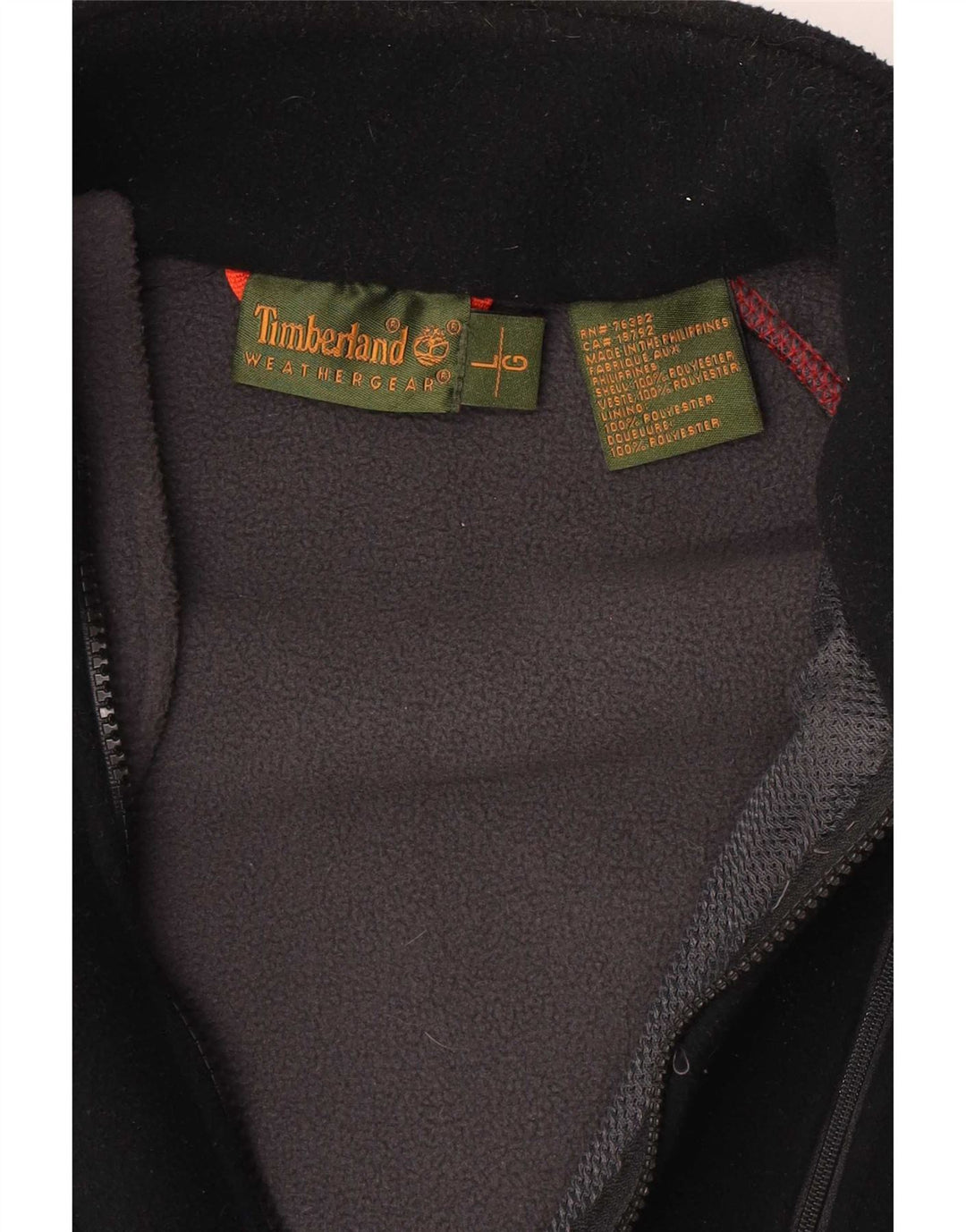 Timberland muška jakna od flisa UK 40 veliki crni poliester