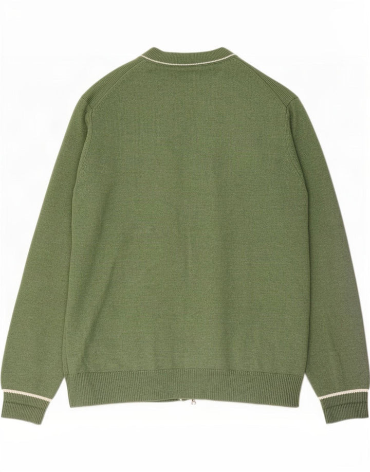 Marks & Spencer muški kardigan pulover 2XL zeleni poliester