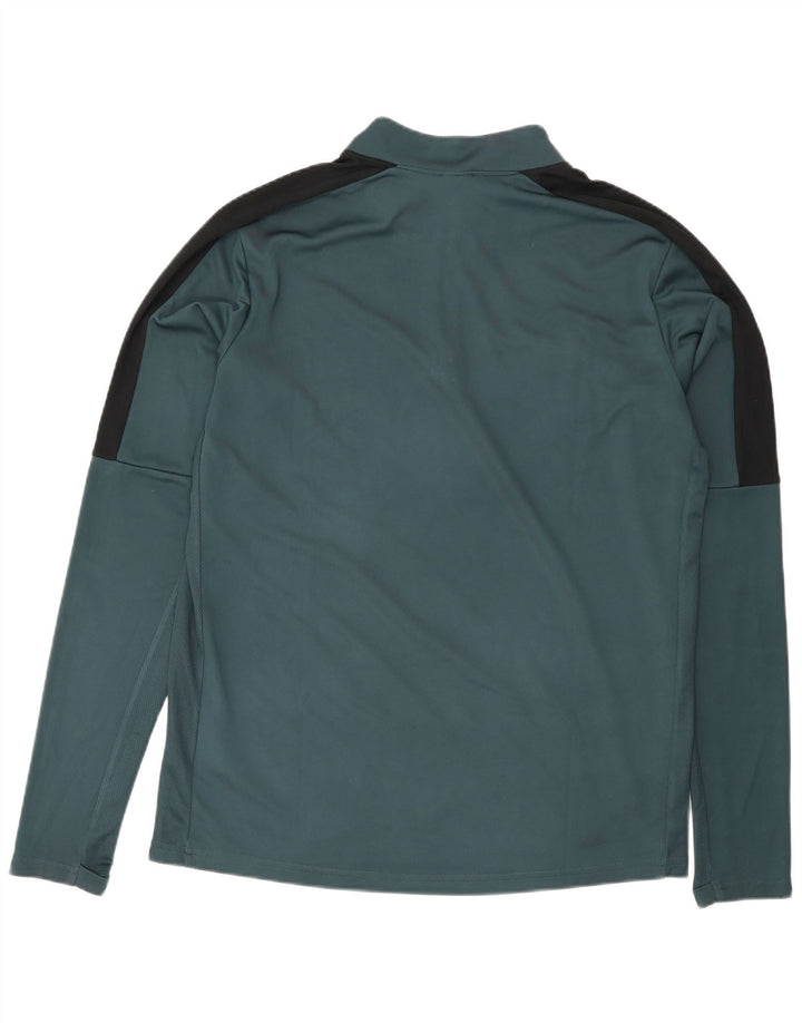 Nike Dri Fit majica s dugim rukavima i dugim rukavima Dri Fit, srednje zelena poliesterska sportska obuća