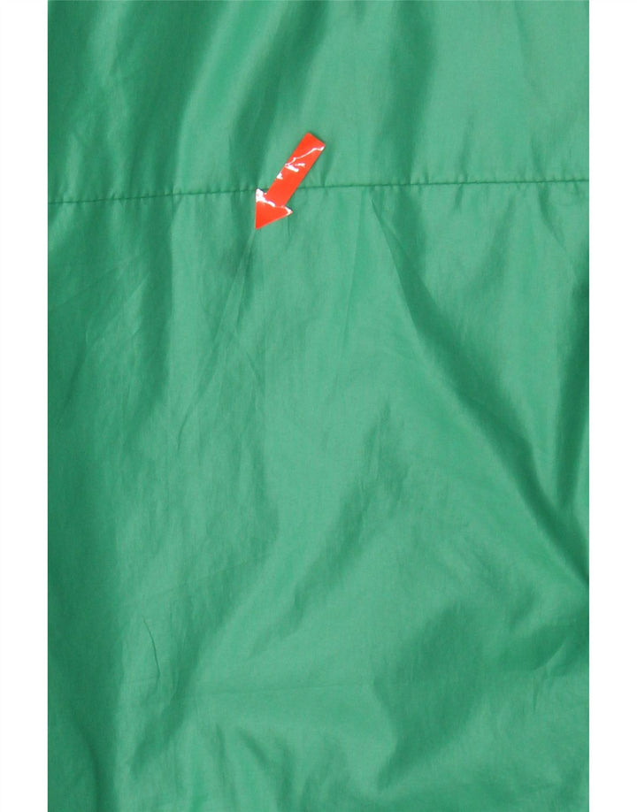 CONVERSE Mens Hooded Rain Jacket UK 36 Small Green Polyester Vintage Converse and Second-Hand Converse from Messina Hembry 