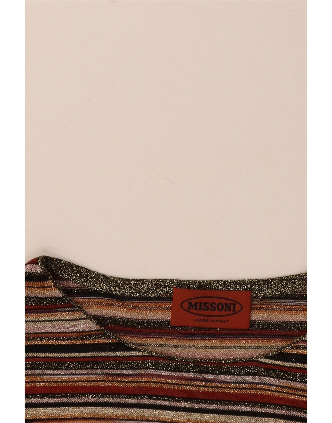 Missoni gornji dio ženske bluze UK 12 srednje raznobojne pruge