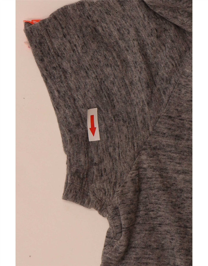 Superdry muška majica kratkih rukava, srednje sivi flekasti pamuk