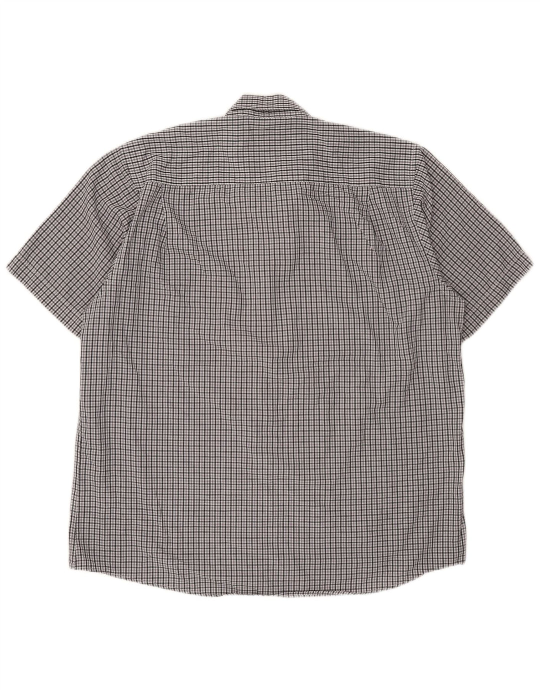 Pierre Cardin muška majica kratkih rukava standardnog kroja 3XL sivi karirani poliester