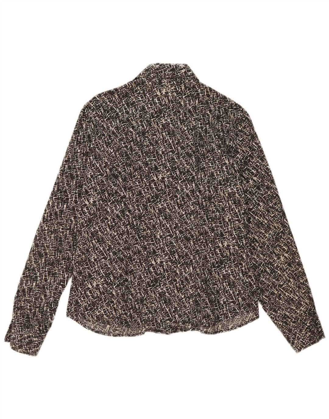 Valentina ženska košulja s apstraktnim uzorkom UK 14 srednje sivi pamuk