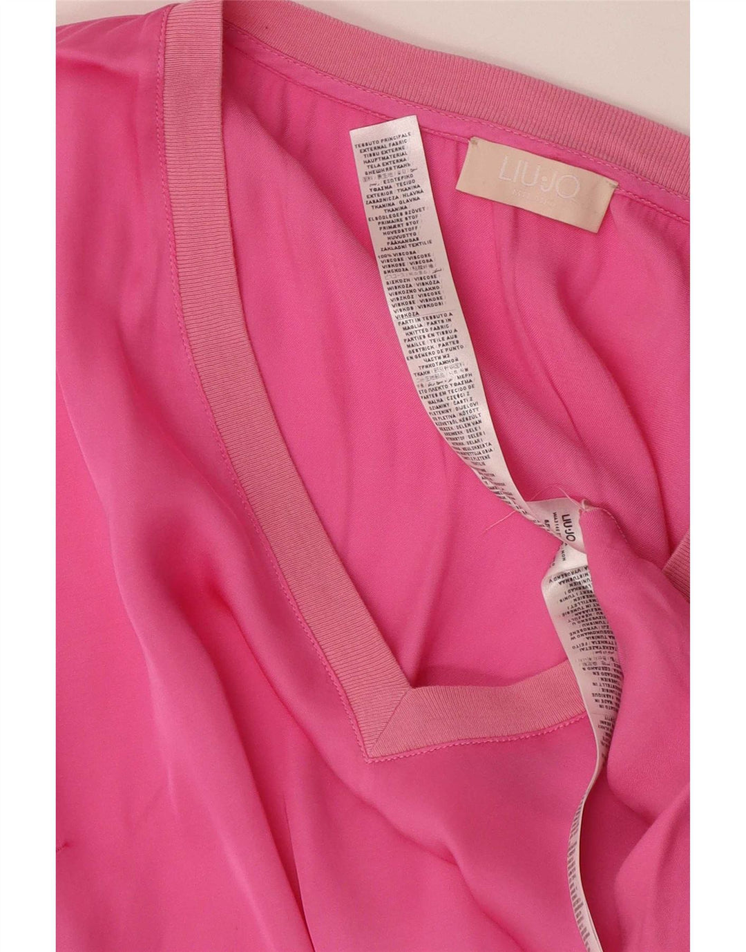 Gornji dio ženske bluze Liu Jo UK 10 Small Pink Cotton