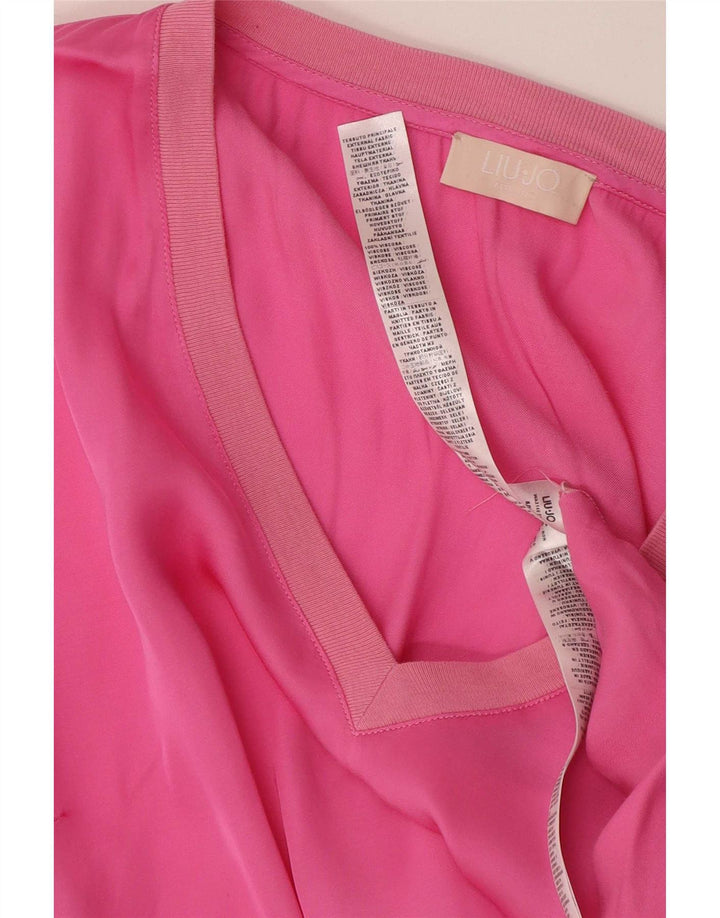 Gornji dio ženske bluze Liu Jo UK 10 Small Pink Cotton