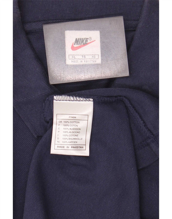 Nike muška polo majica XL tamnoplavi pamuk