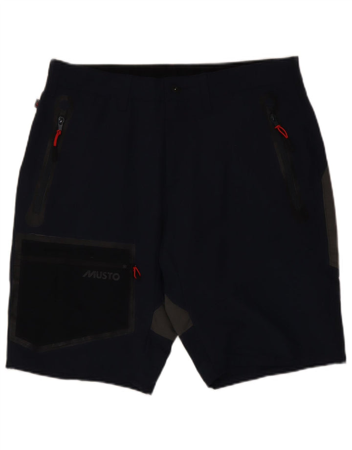 Musto Cargo kratke hlače W32 srednje tamnoplave poliamidne boje