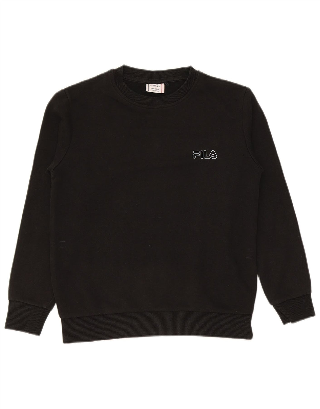 Fila Boys Sweatshirt Džemper 11-12 godina crni pamuk