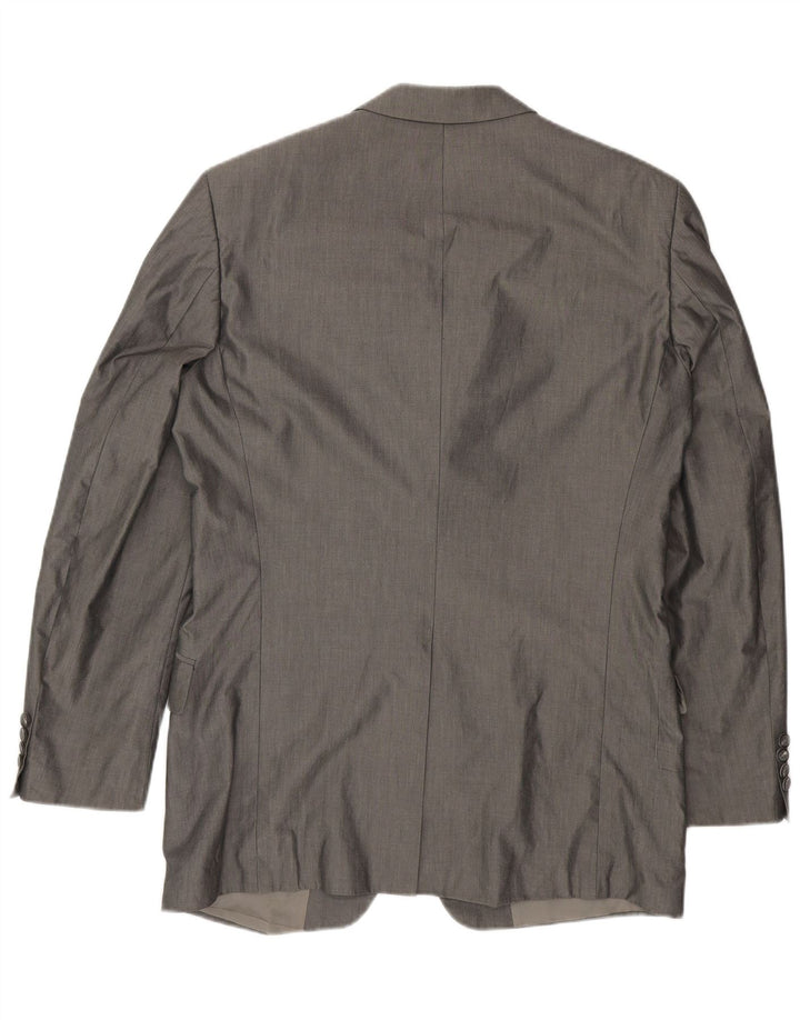 Hugo Boss muška jakna sa 3 gumba UK 42 XL sivi pamuk