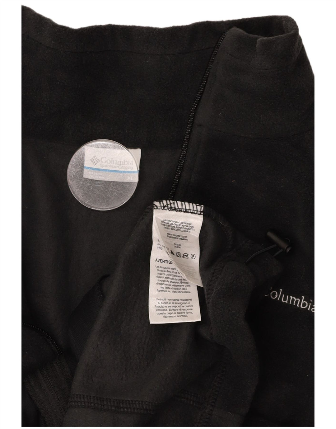 COLUMBIA ženska jakna od flisa UK 18 XL tamnoplavi poliester