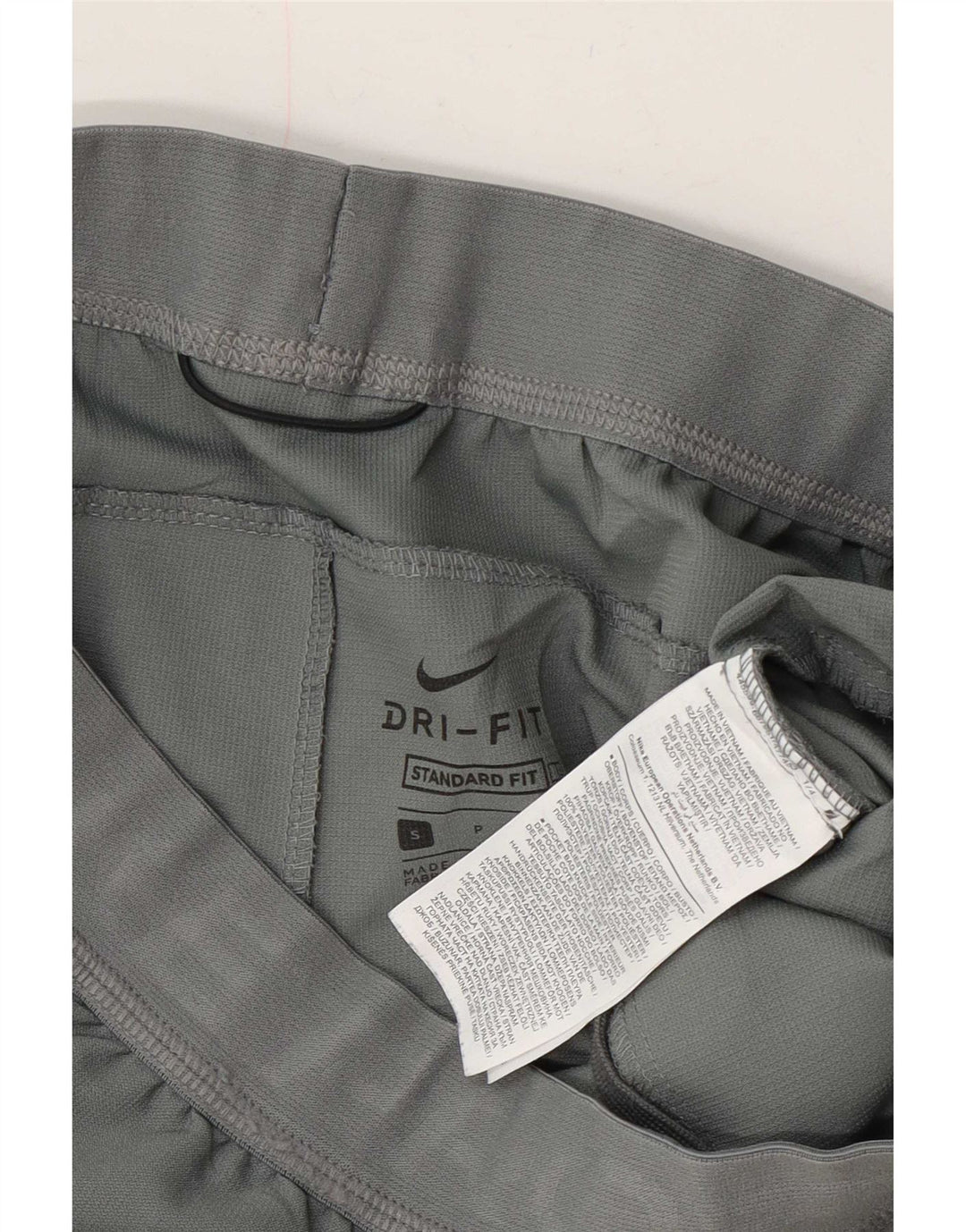 Nike Mens Dri Fit Graphic Standard Sport Shorts Small Grey Poliester
