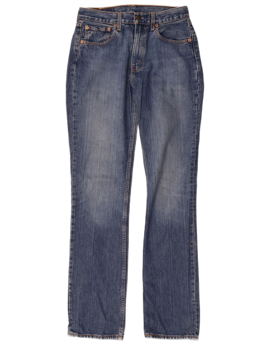 Levi's ženske 595 ravne traperice W31 L34 plavi pamuk
