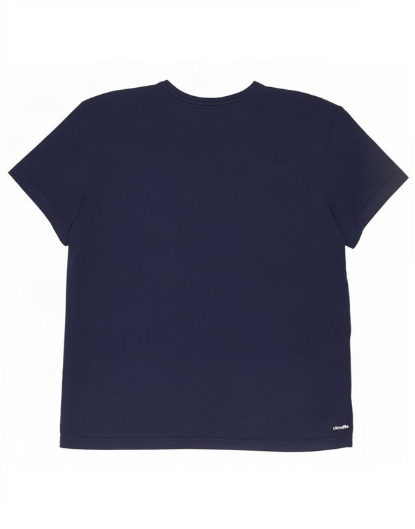 Adidas ženska majica kratkih rukava Climalite Graphic UK 18 XL tamnoplavi pamuk