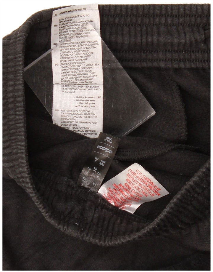 ADIDAS Trenirka za dječake, hlače za trčanje, 11-12 godina, crni pamuk