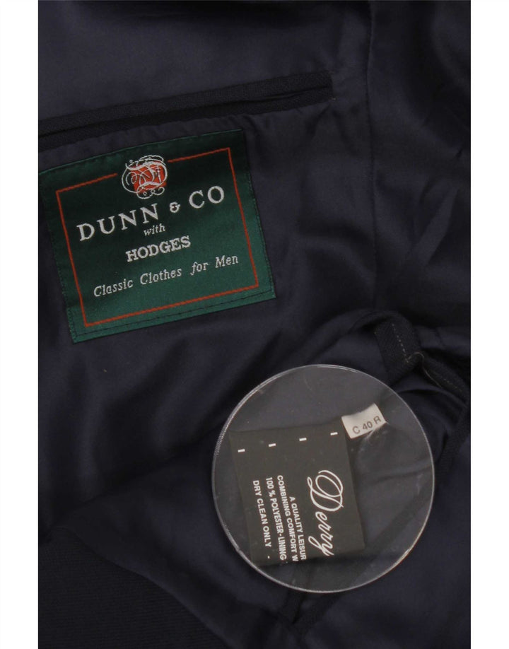 Dunn &Co muška jakna sa 2 gumba UK 40 veliki tamnoplavi poliester