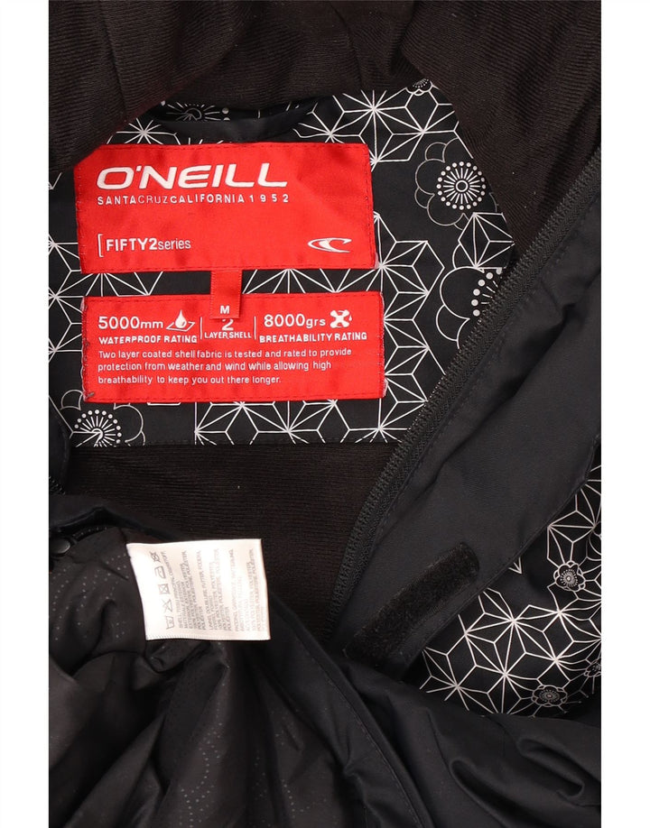 O'Neal ženska kišna jakna s kapuljačom UK 14 srednje crna geometrijska poliester