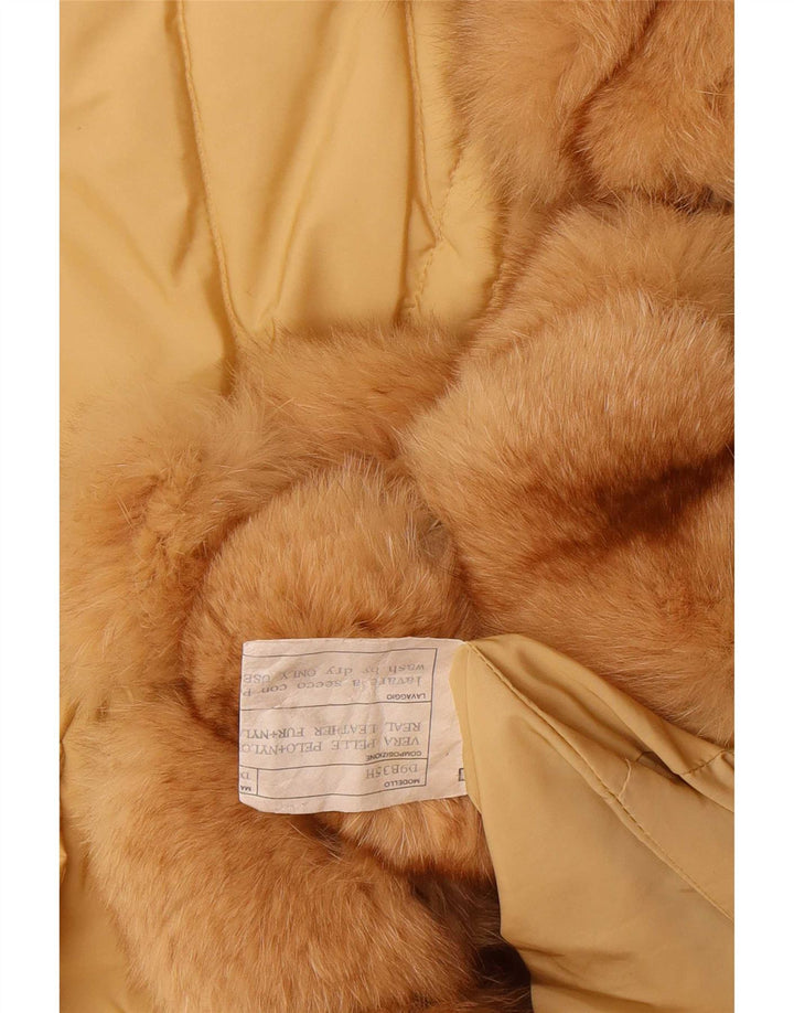 Ermanno Scervino ženska prošivena jakna IT 46 Large Yellow Nylon