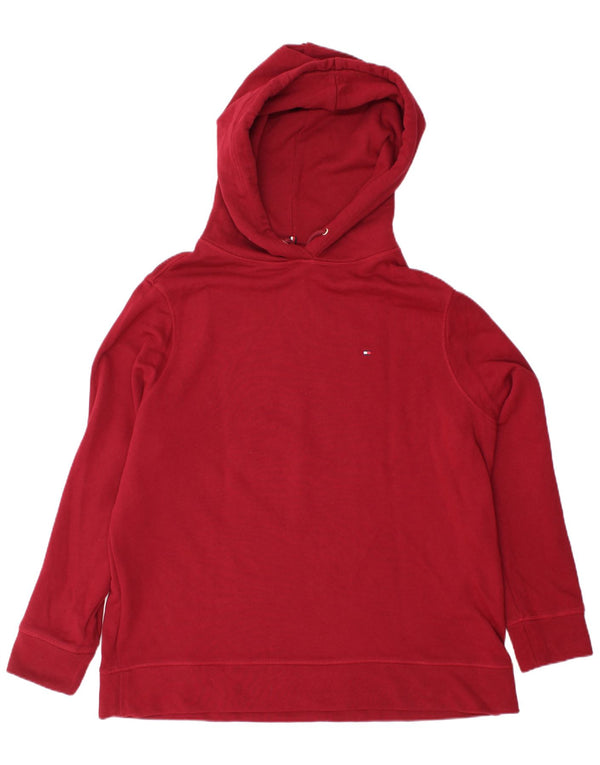 TOMMY HILFIGER Ženska prevelika majica s kapuljačom UK 18 XL Kestenjasta