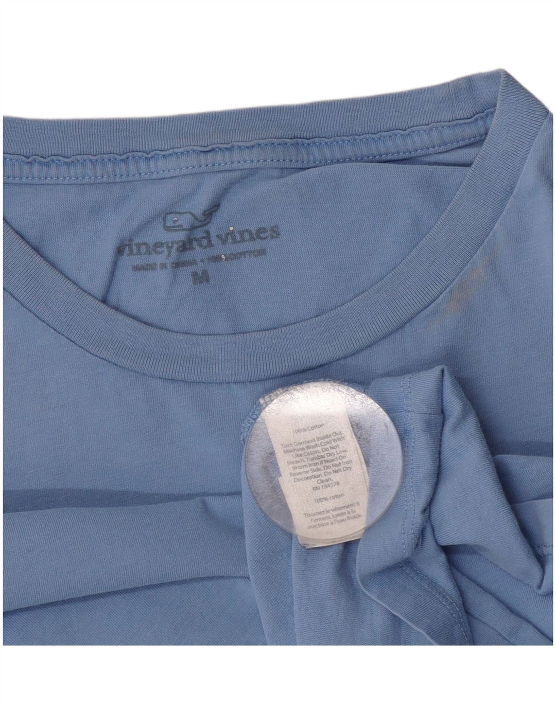 Vineyard Vines Muška majica kratkih rukava s grafičkim motivima Srednje plavi pamuk