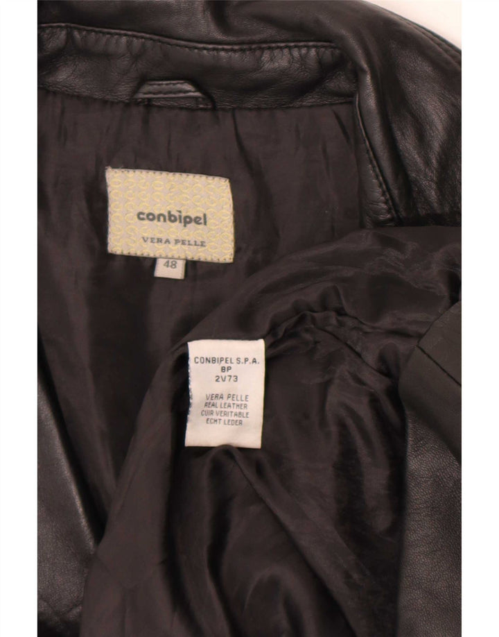 Conbipel ženski kožni kaput IT 48 XL crni