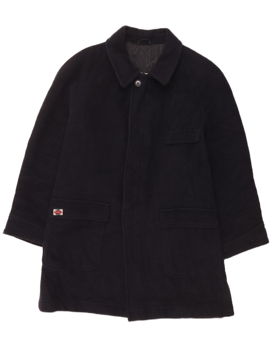 PIERRE CARDIN Muški kaput UK 40 Veliki tamnoplavi kašmir