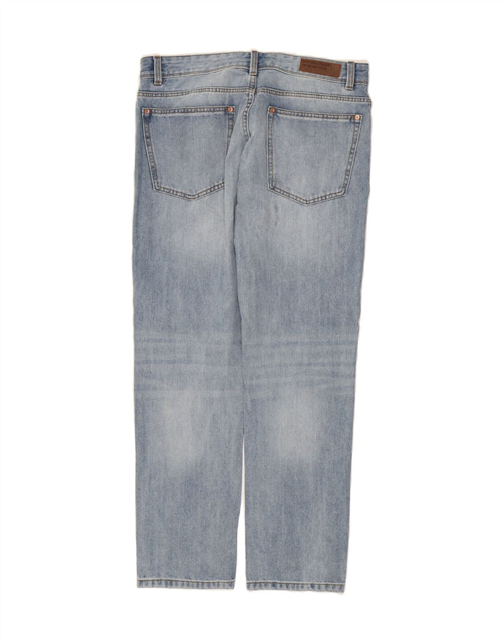 BENETTON Mens Straight Jeans W35 L31 Blue Vintage Benetton and Second-Hand Benetton from Messina Hembry 