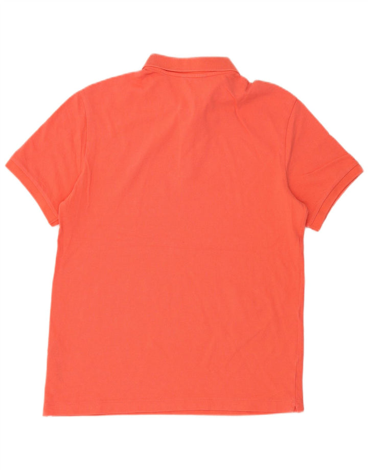 Massimo Dutti muška polo majica srednje narančaste pamučne boje