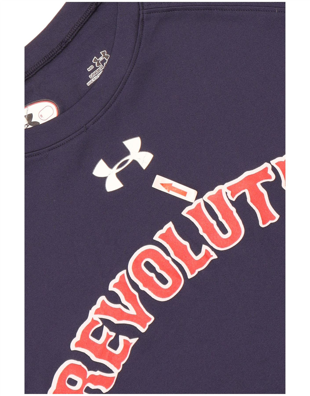 Under Armour muška majica kratkih rukava s grafičkim motivima srednje tamnoplavi poliester