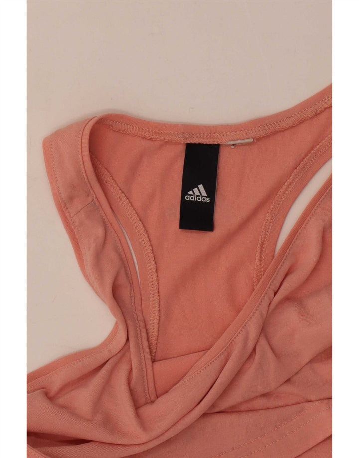 Adidas ženski grafički prsluk UK 12 srednje ružičasta