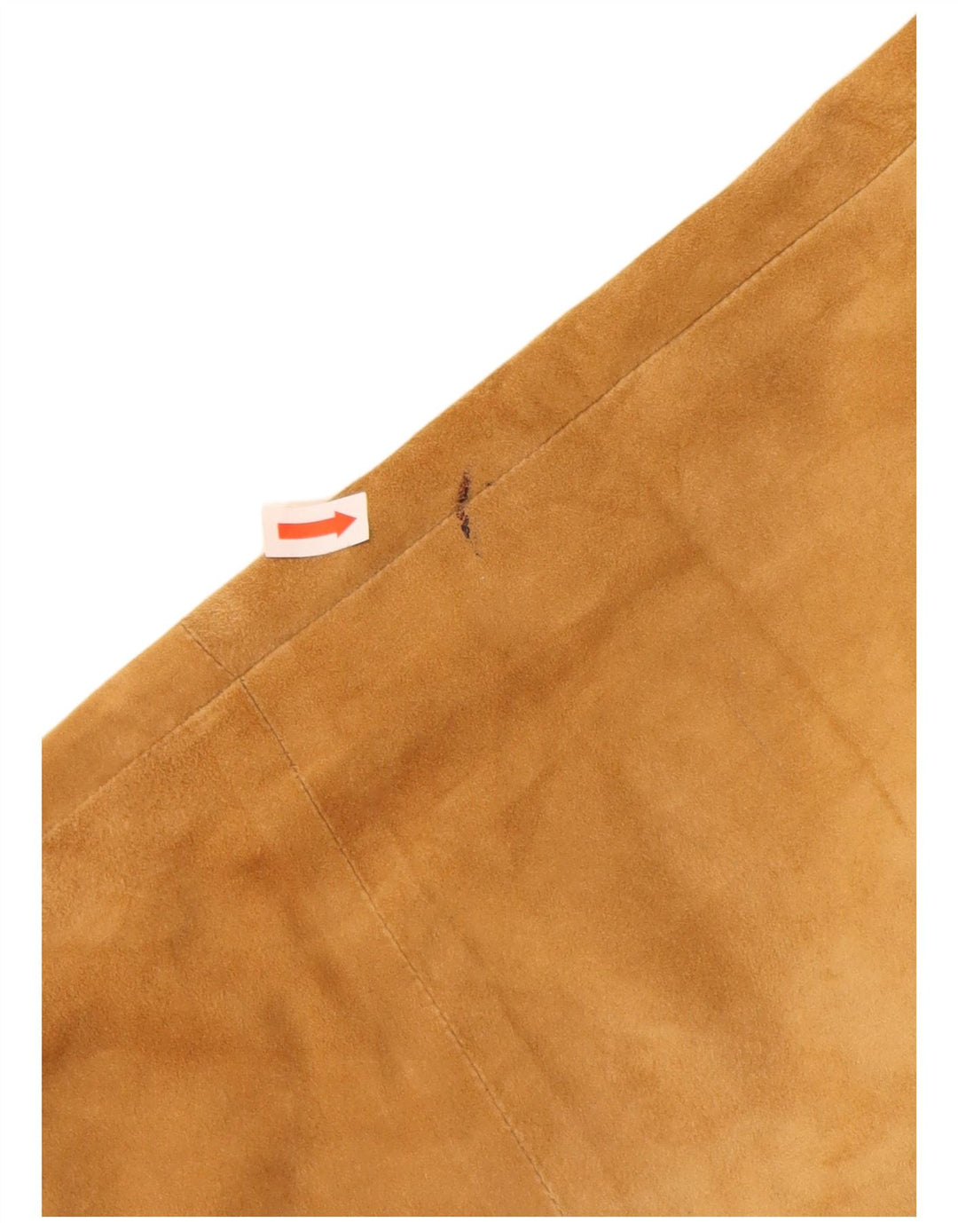 VINTAGE Ženske skraćene hlače od brušene kože W32 L25 Smeđe