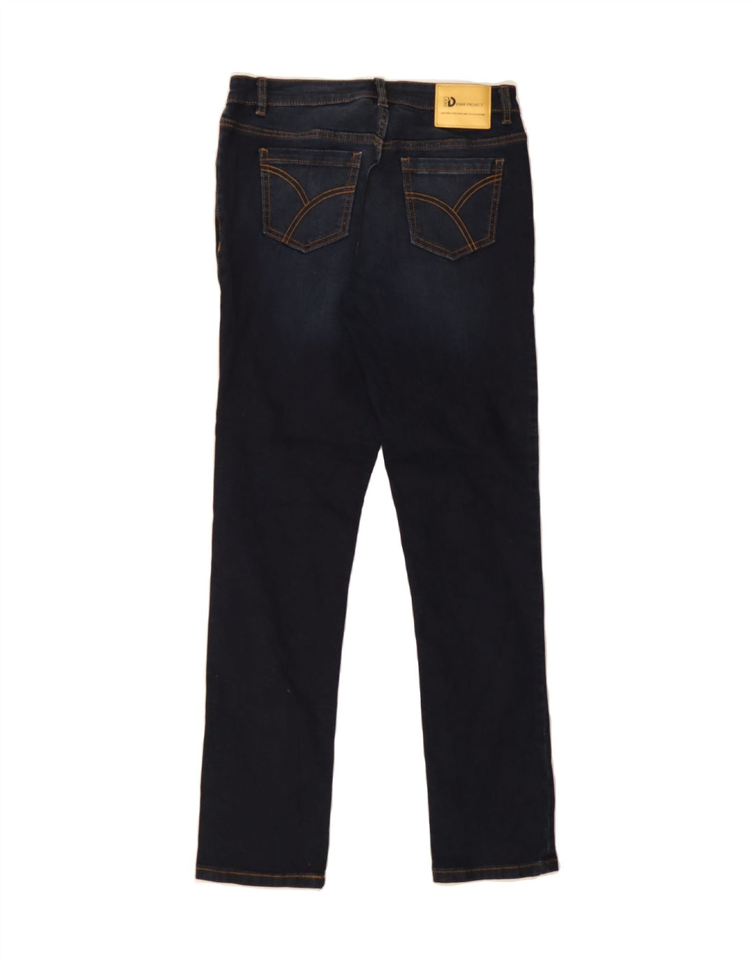 DACK'S Womens Regular Fit Straight Jeans IT 44 Medium W28 L30 Navy Blue Vintage Dack's and Second-Hand Dack's from Messina Hembry 