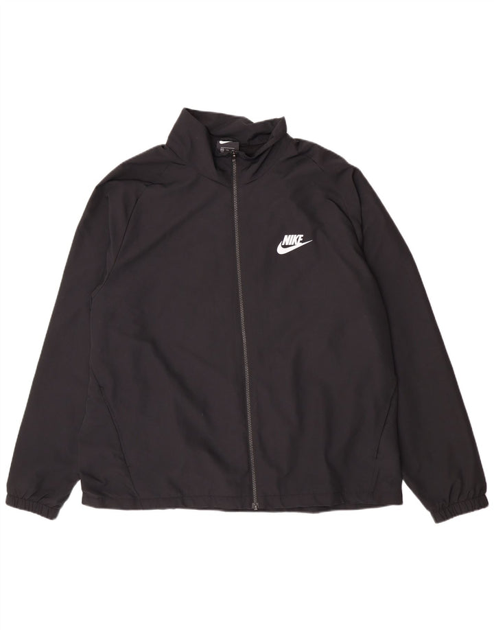 Nike muška gornja jakna za trenirku 2XL crni poliester