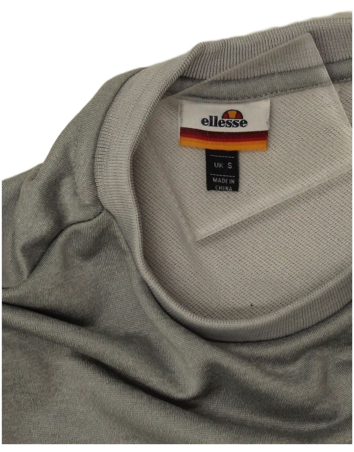 Muški džemper Ellesse Graphic Sweatshirt Mali poliester u sivoj boji