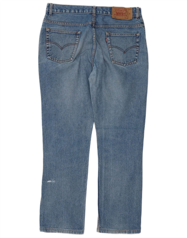 Levi's muške 501 ravne traperice W36 L32 plavi pamuk